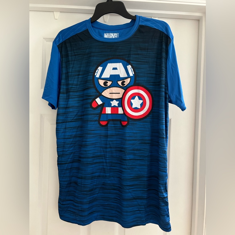 Marvel Captain America Shirt Men’s Size L
